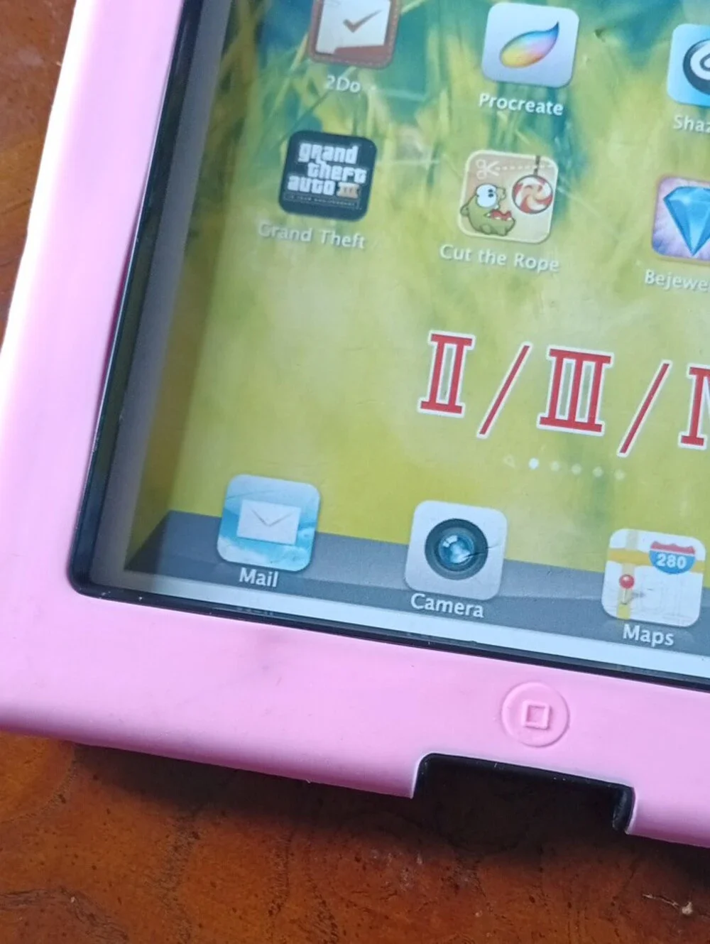 Protective Pink Tablet Case with Camera Access